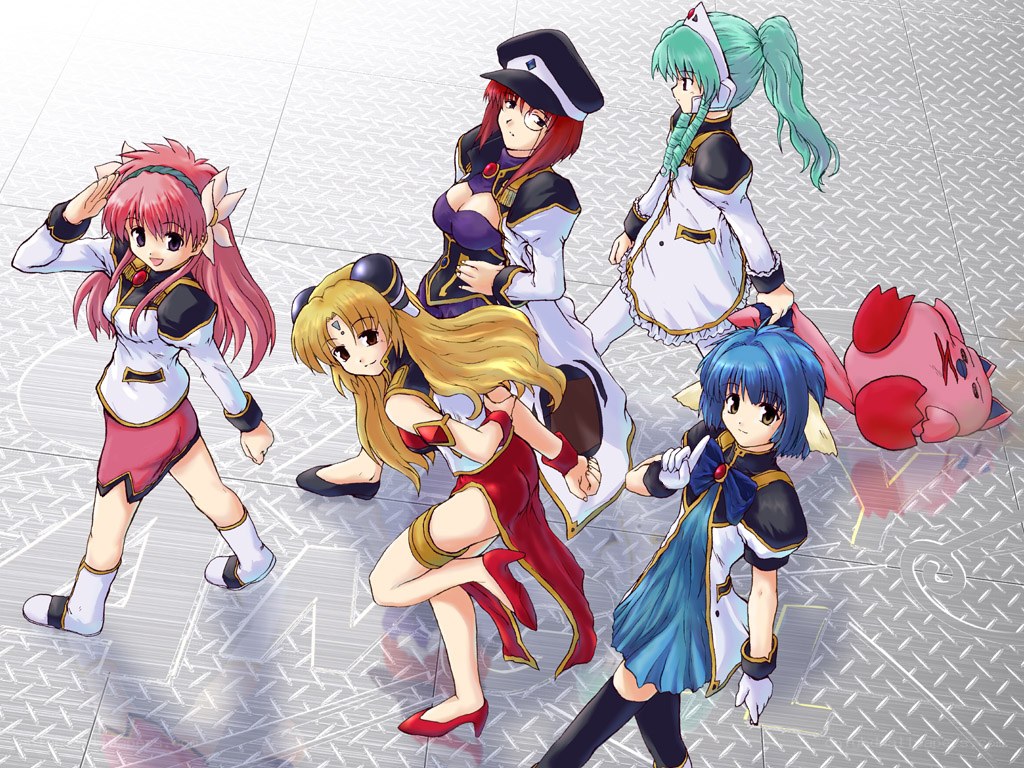 anime characters in uniform