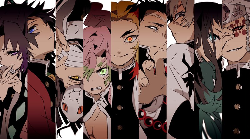Anime Characters in Uniform — Black, Dramatic, Manga, Manga Art