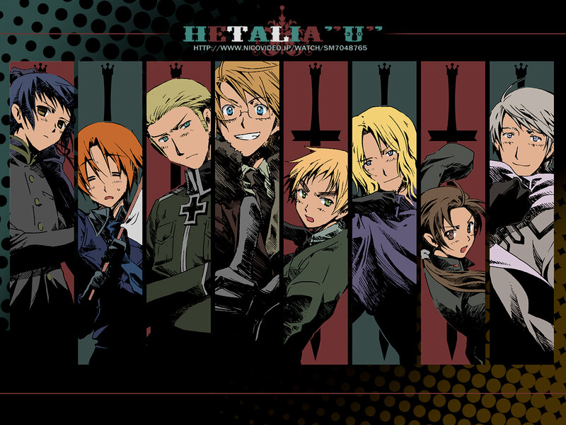 Anime Characters in Uniform — Black, Dramatic