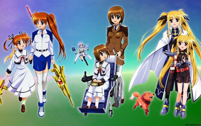 Anime Characters in Uniform — Blue, Adventurous
