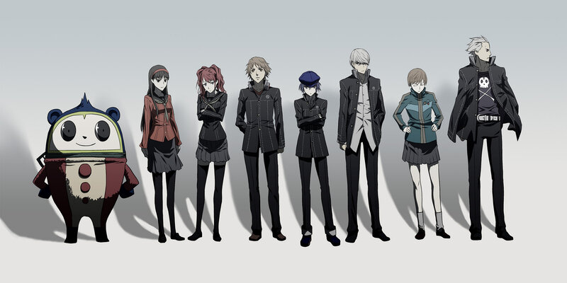 Anime Characters in Uniform — Gray, Neutral