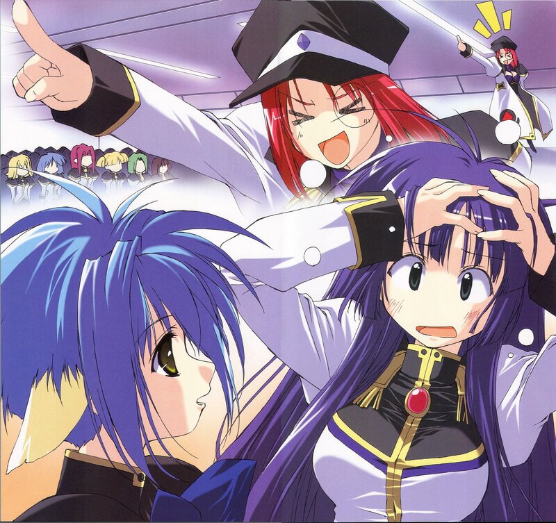 Anime Characters in Uniform — Purple