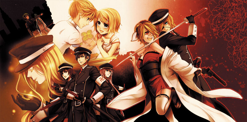Anime Characters in Uniform — Red