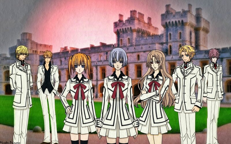 Anime Characters in Uniform — White, Dramatic