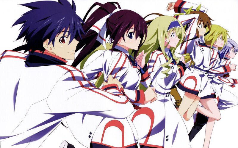 Anime Characters in Uniform — White, Dynamic