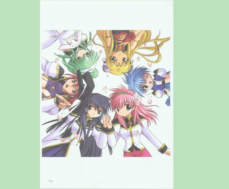 Anime Characters in Uniform — White, Playful