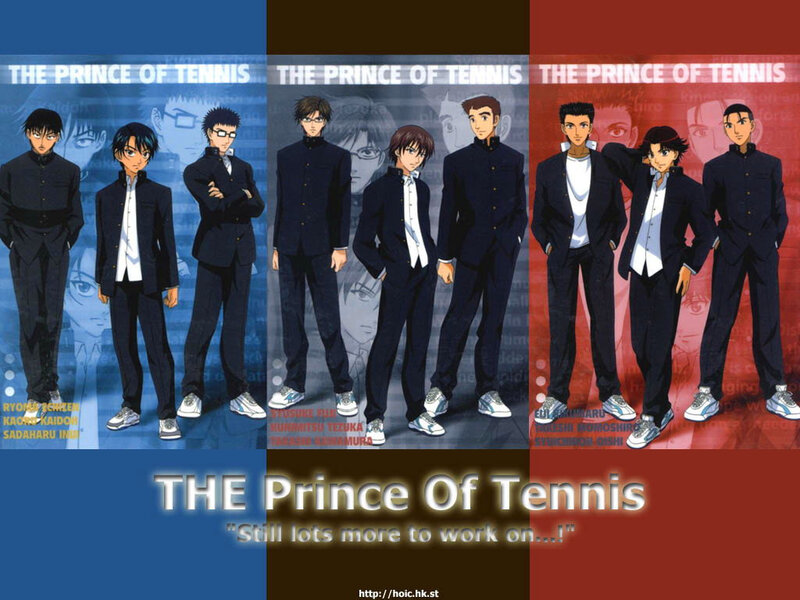 Anime Characters in Uniforms — Blue