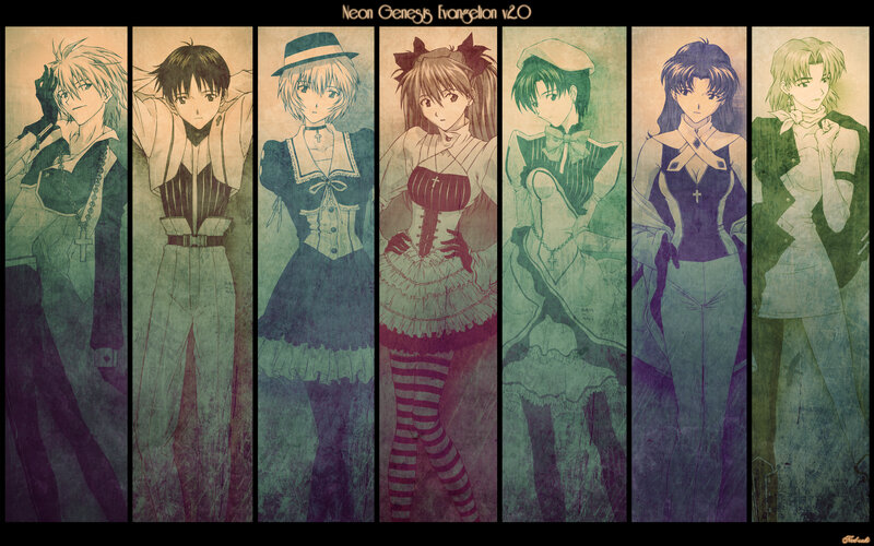 Anime Characters in Uniforms — Green