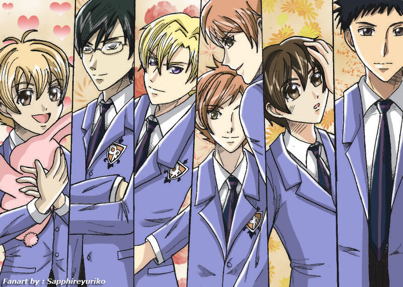 Anime Characters in Uniforms — Purple