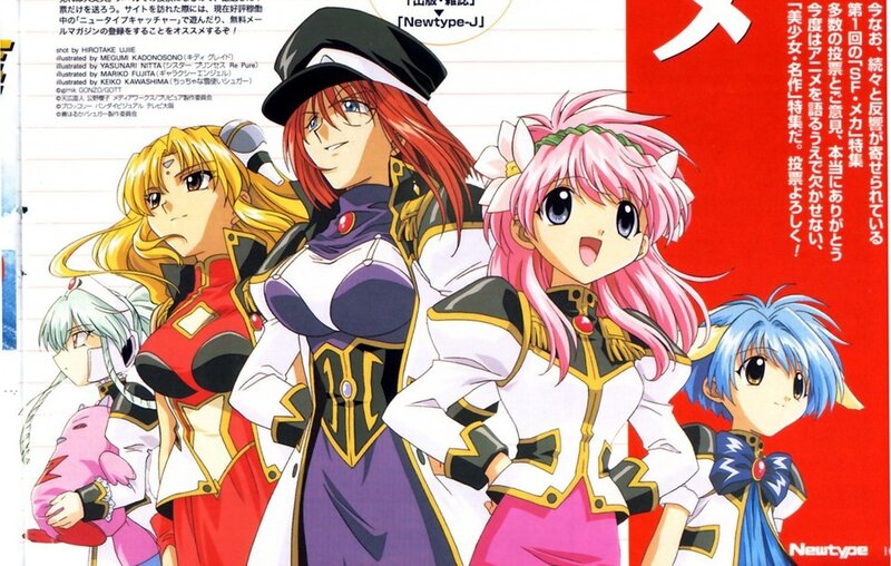 Anime Characters in Uniforms — Red