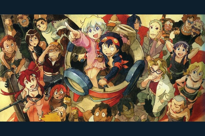 Anime Characters in Vehicle — Red