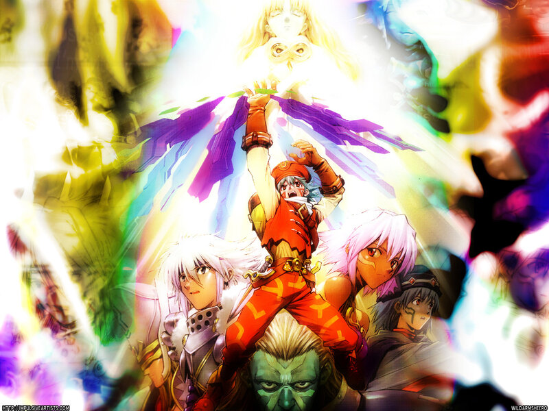 anime characters in vibrant scene