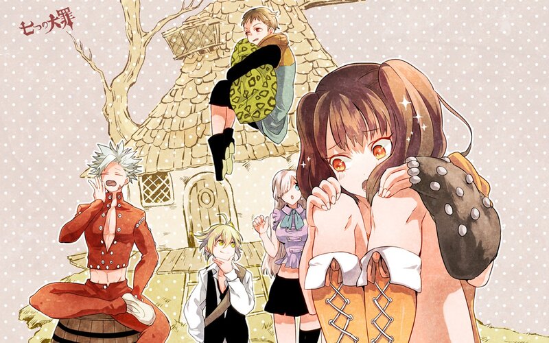 Anime Characters in Village — Brown