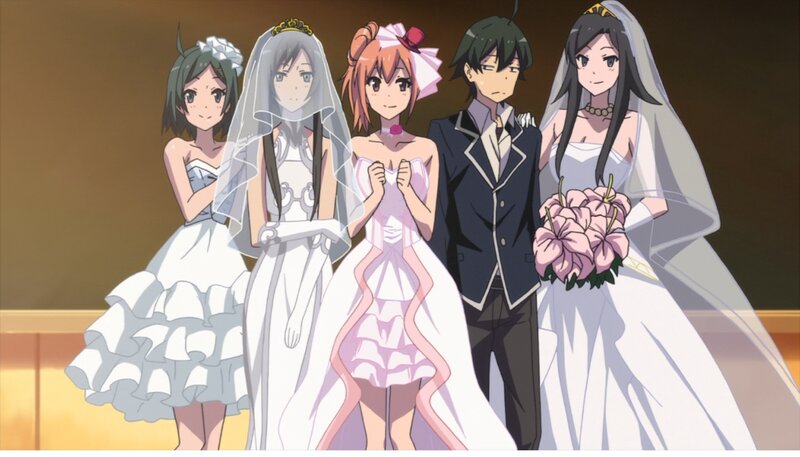 Anime Characters in Wedding Attire — White, Ceremonial