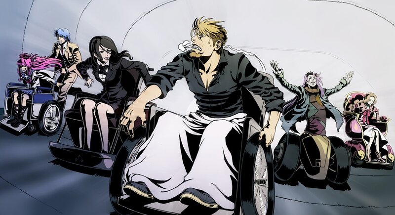 anime characters in wheelchairs