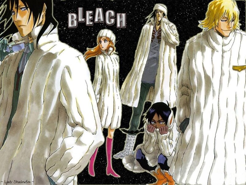 Anime Characters in White Coats — Dramatic, Night