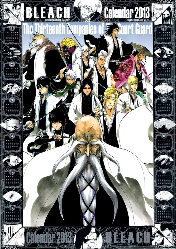Anime Characters in White Robes — Black, Dramatic