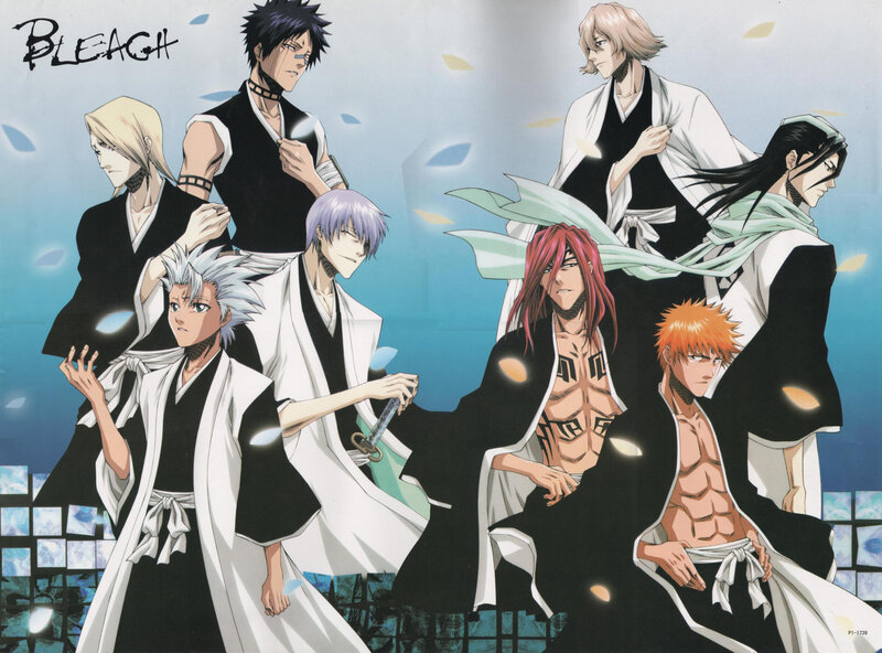 Anime Characters in White Robes — Dramatic