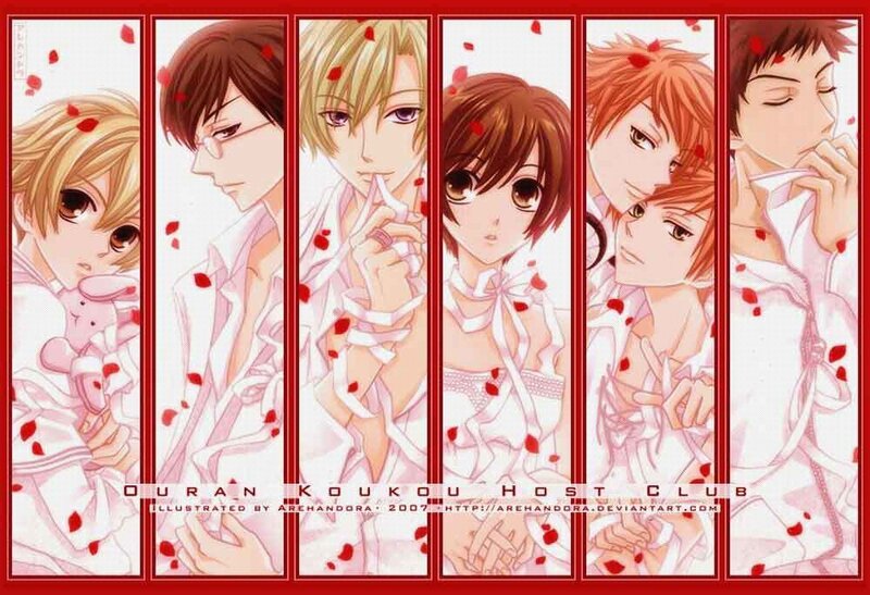 Anime Characters in White