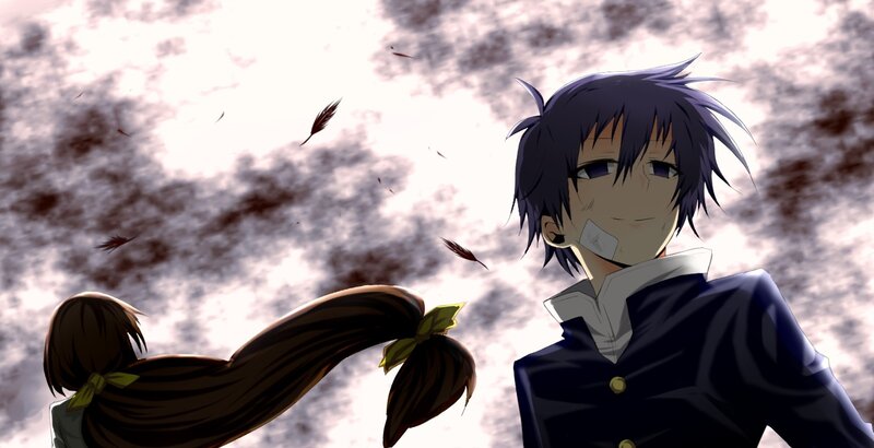 Anime Characters in Wind