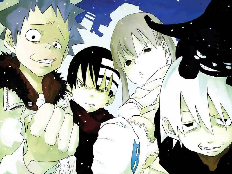 anime characters in winter