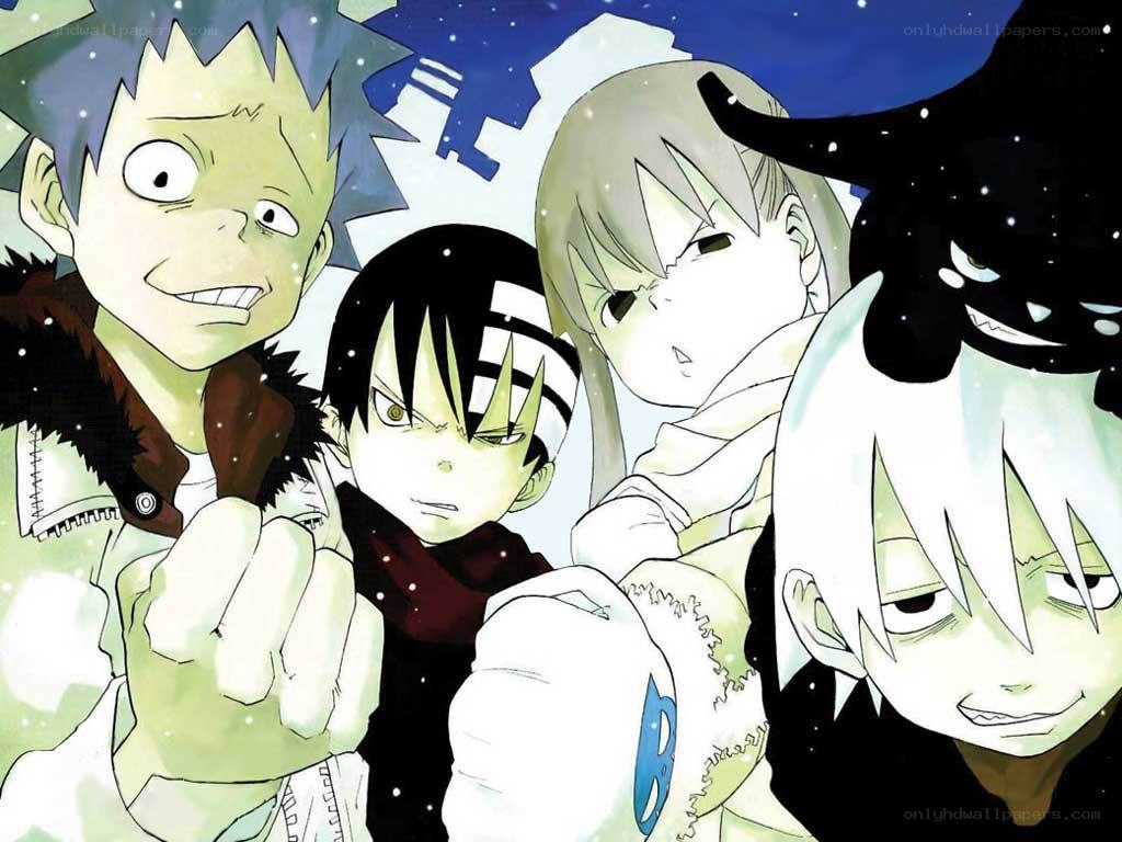 anime characters in winter