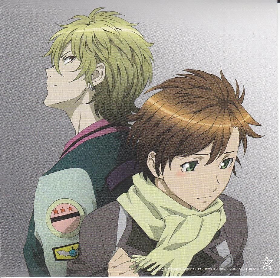 anime characters in winter attire