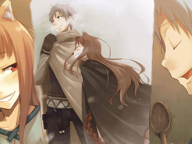 Anime Characters in Winter — Brown, Calm, Manga, Animal Ears