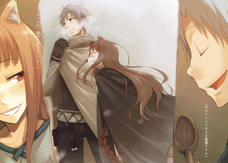 Anime Characters in Winter — Brown, Calm, Manga