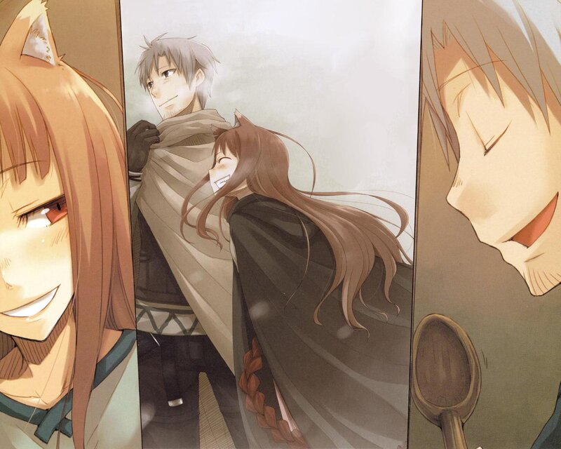 Anime Characters in Winter — Brown, Calm