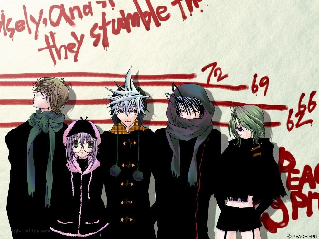 anime characters in winter clothes