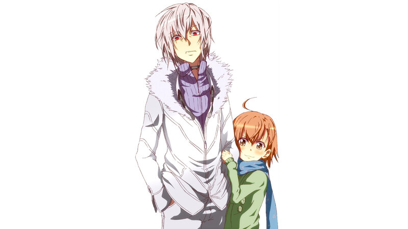 anime characters in winter clothes