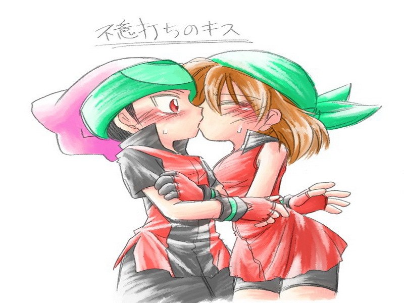 anime characters kissing