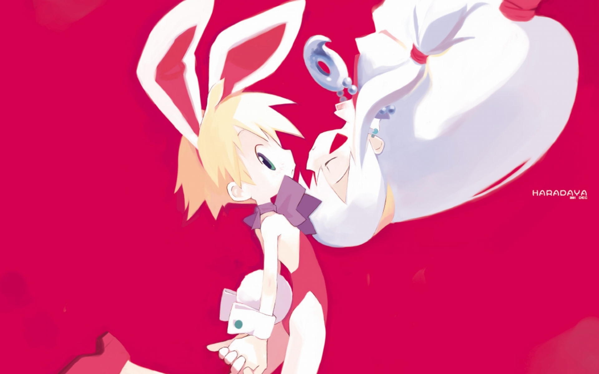 anime characters kissing