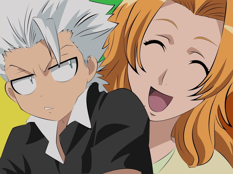anime characters laughing