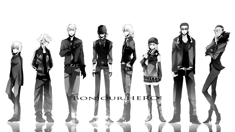 anime characters lineup