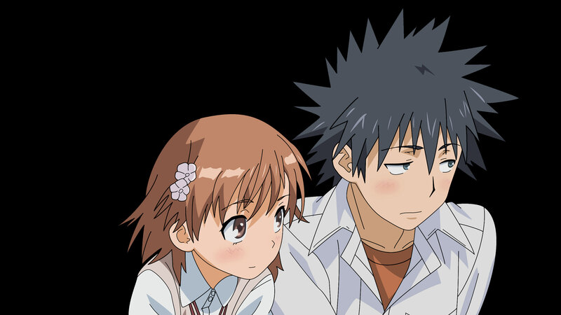 anime characters looking down