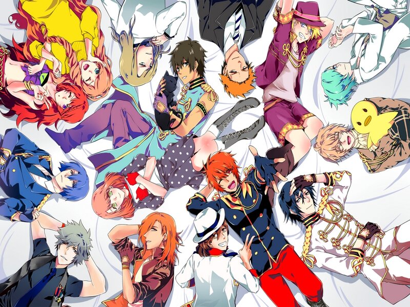 Anime Characters Lying Down
