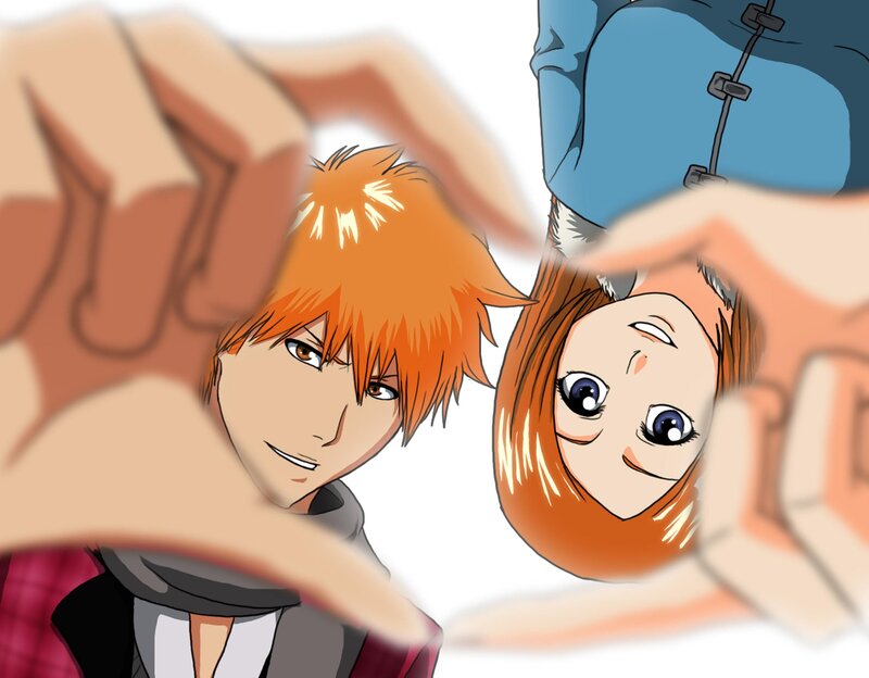 Anime Characters Making Heart Shape