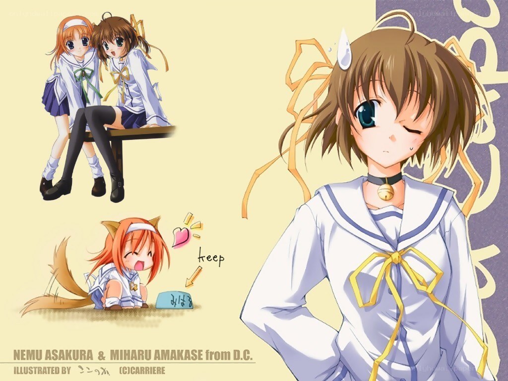 Anime characters Nemu and Miharu