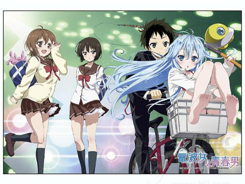 Anime Characters on a Bike