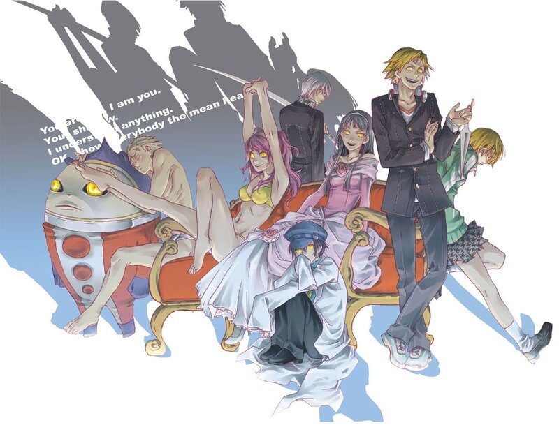 Anime characters on a couch