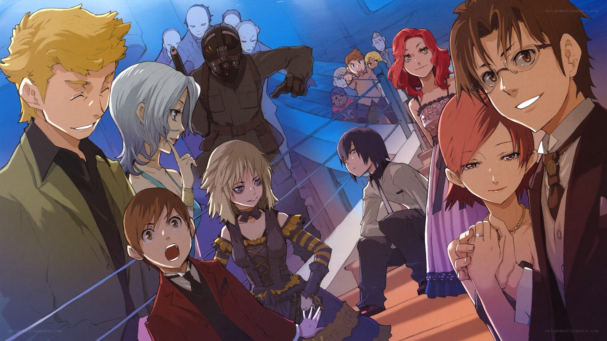anime characters on a ship