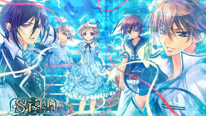 Anime Characters on a Ship — Blue, Dramatic