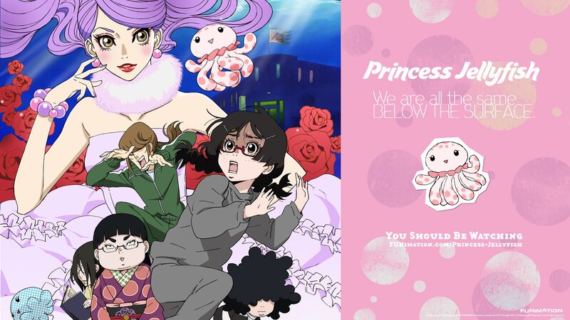 Anime Characters on Bed — Pink