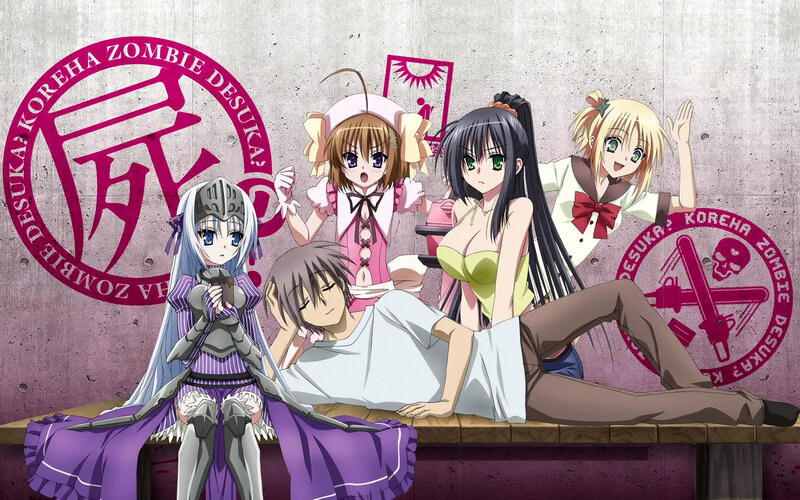 Anime Characters on Bench — Purple, Playful