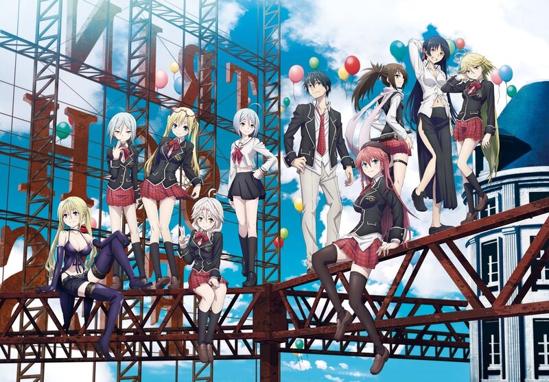Anime Characters on Bridge — Blue