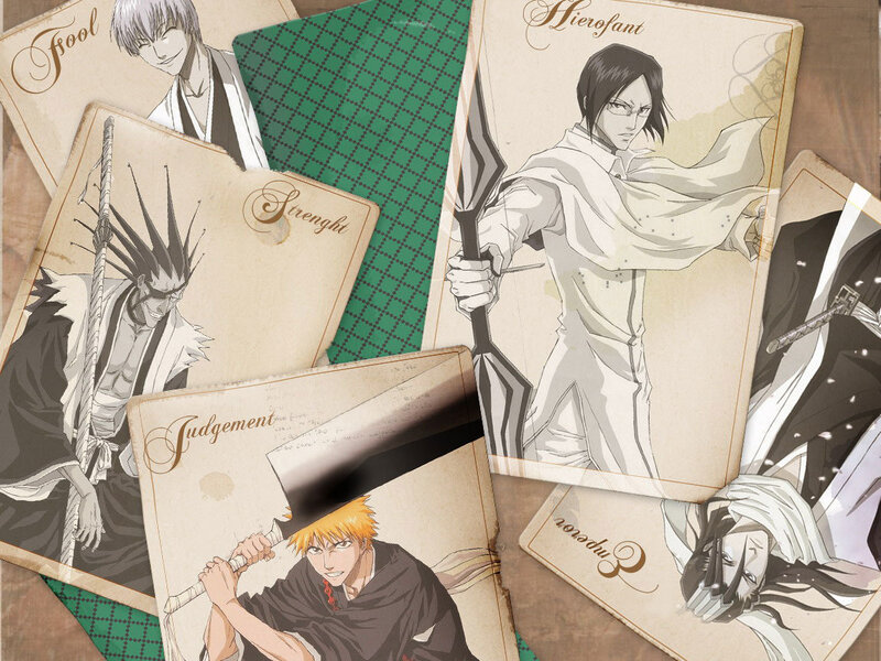 Anime Characters on Cards