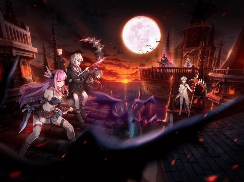 Anime Characters on Castle