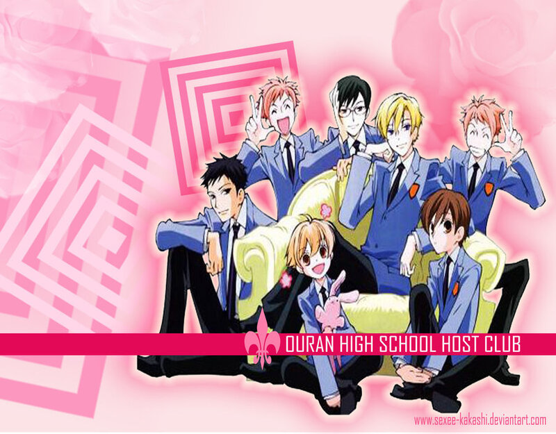 Anime Characters on Couch — Pink